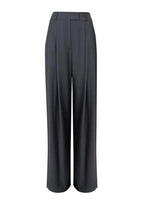 Grey Wide-Leg Virgin Wool Pants Sophia ETNA