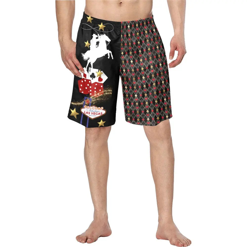 Rodeo Vegas Men's Western Swim Trunks Shorts Baha Ranch Western Wear