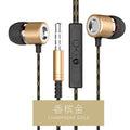 Fanbiya S1 metal headsetIn-Ear Earphones mobile phone earphone general with wheat bass