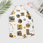 Baha Ranch Vintage Cowgirl Collage Western Tank Top Baha Ranch Western Wear