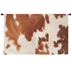 Cow Hide Print Curtains 52" x 63" Made in America Baha Ranch Western Wear