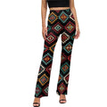 Baha Ranch Colorful Aztec Flare Pants Baha Ranch Western Wear