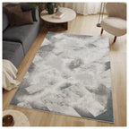Geometrix GC_DIM1012 Gray 7 ft. 10 in. x 10 ft. 6 in. Contemporary Area Rug with Geometric 3D Effect