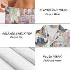 Baha Ranch Painted Cowgirl Pajama Set Made in America Baha Ranch Western Wear