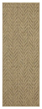 Earth GC_NTL1013 Jute/Mocha 7 ft. 10 in. x 10 ft. 3 in. Indoor/Outdoor Area Rug