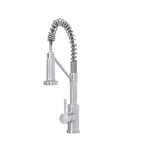 Bothwa Home CUPC Certified 19' Single Handle Kitchen Faucet (Brushed Nickel Finish)
