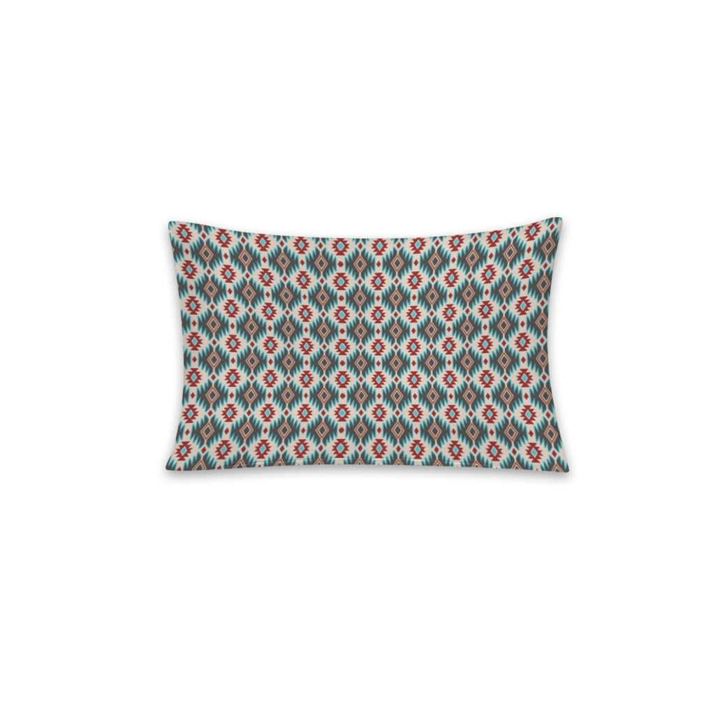 Baha Ranch Teal Aztec Pillowcase Made in America Baha Ranch Western Wear