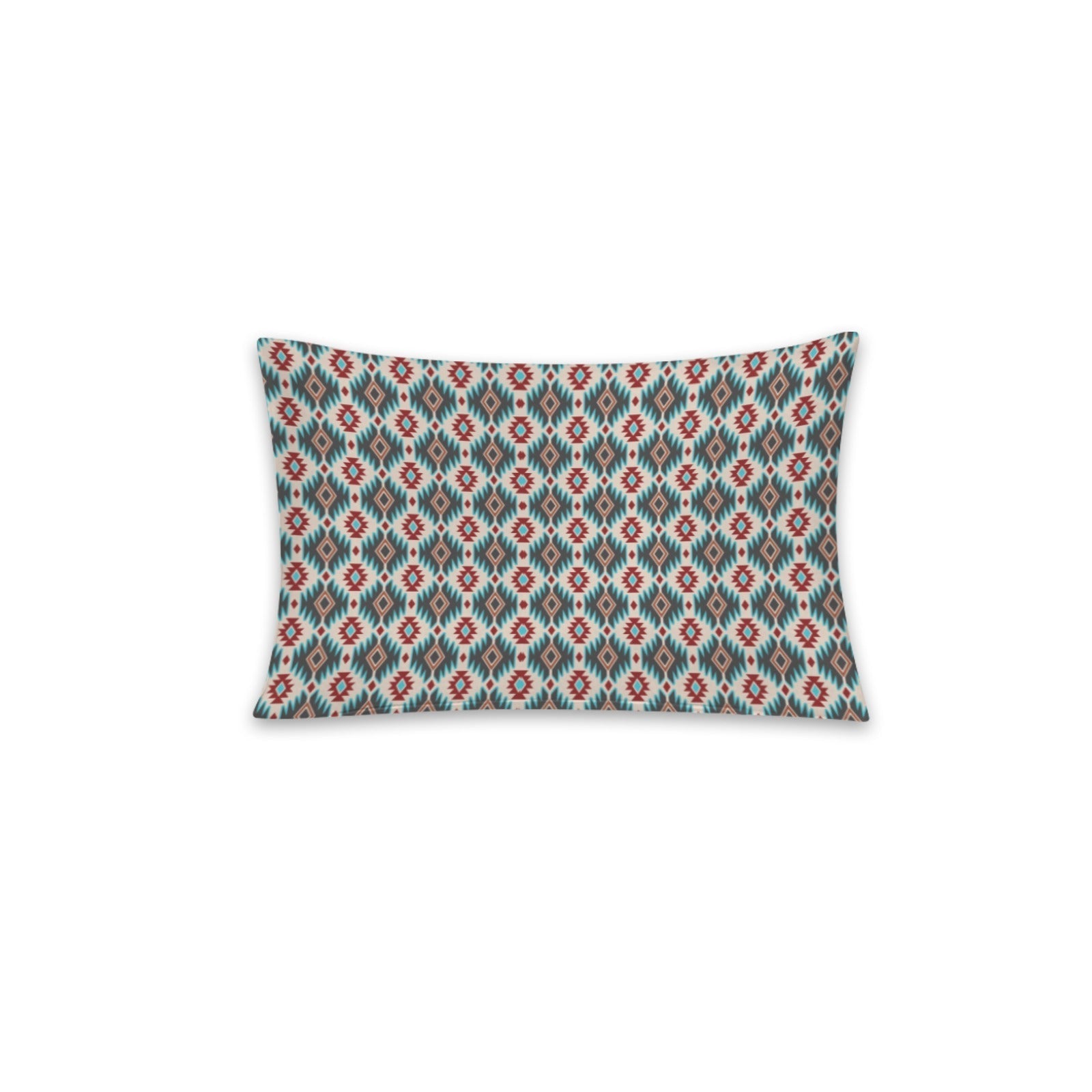 Baha Ranch Teal Aztec Pillowcase Made in America Baha Ranch Western Wear