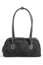Fame Faux Suede Baguette Hand Bag