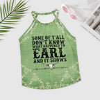 Baha Ranch What Happened to Earl Women's Tank Top Baha Ranch Western Wear