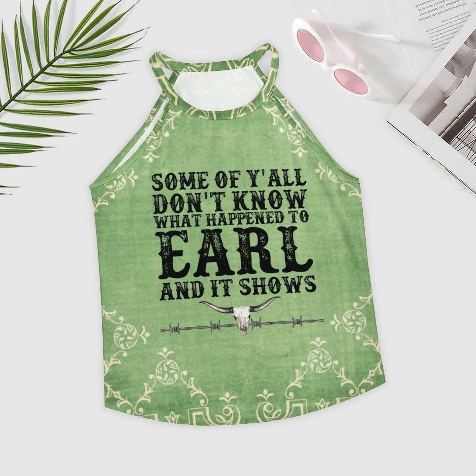 Baha Ranch What Happened to Earl Women's Tank Top Baha Ranch Western Wear