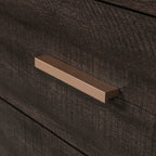 L-Shaped Desk, Black finish