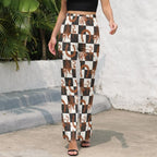 Baha Ranch Checkered Rodeo Flare Pants Baha Ranch Western Wear