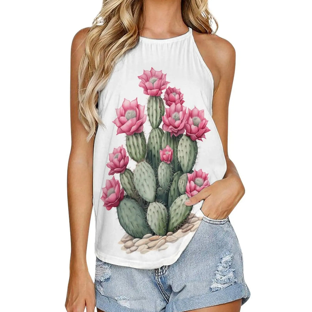 Cactus Western Tank Top Baha Ranch Western Wear