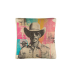 Baha Ranch Retro Pop Western Hey Cowboy Pillow Case Made in America Baha Ranch Western Wear