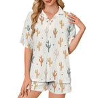 Baha Ranch Cactus Print Women's Pajama set Made in America Baha Ranch Western Wear