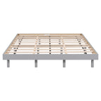 Modern Design Queen Floating Platform Bed Frame for Grey Color