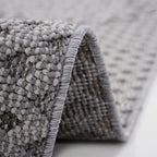 NAAR Guros Collection 8X10 Gray / White / Medallion Indoor / Outdoor Area Rug