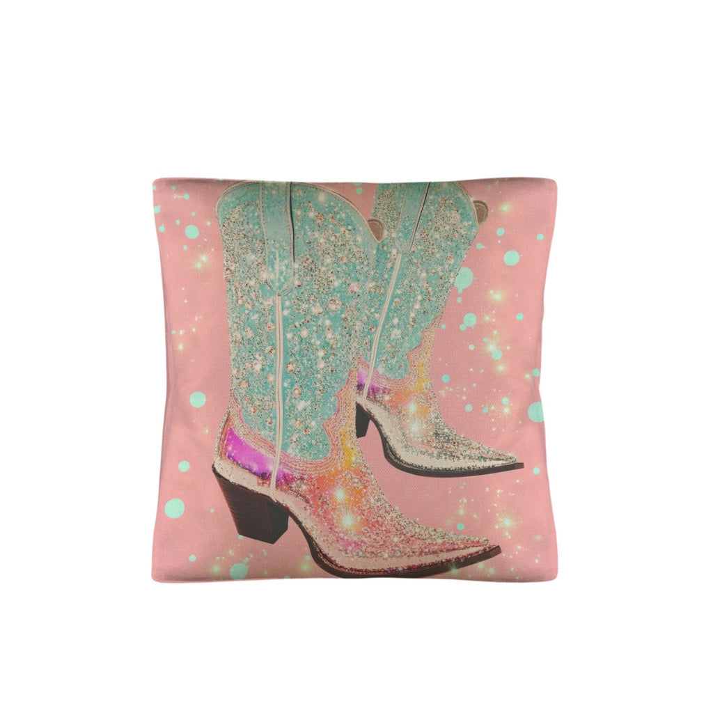 Baha Ranch Retro Pop Western Bling Boots Pillow Case Made in America Baha Ranch Western Wear