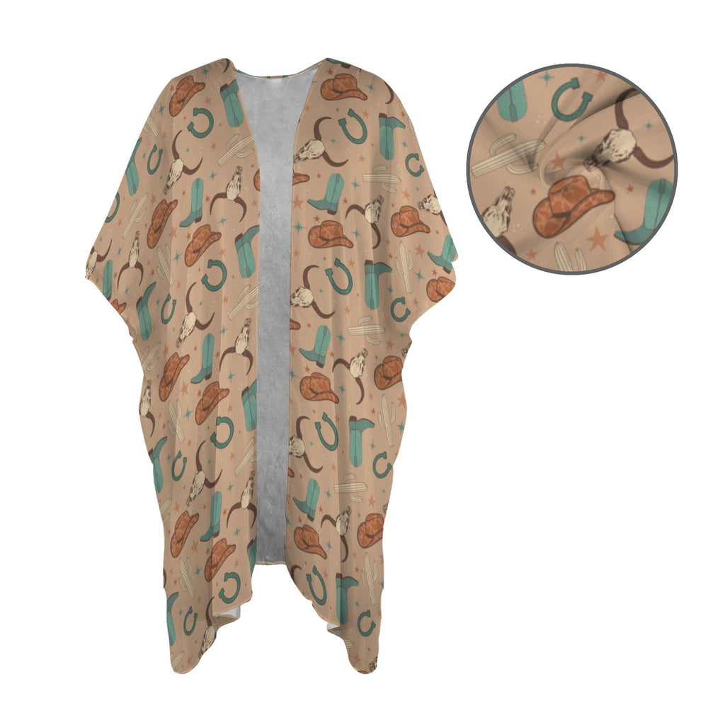Baha Ranch Totally Western Duster Kimono Coverup Baha Ranch Western Wear