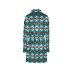 Teal Aztec Women's Western Bath Robe Baha Ranch Western Wear