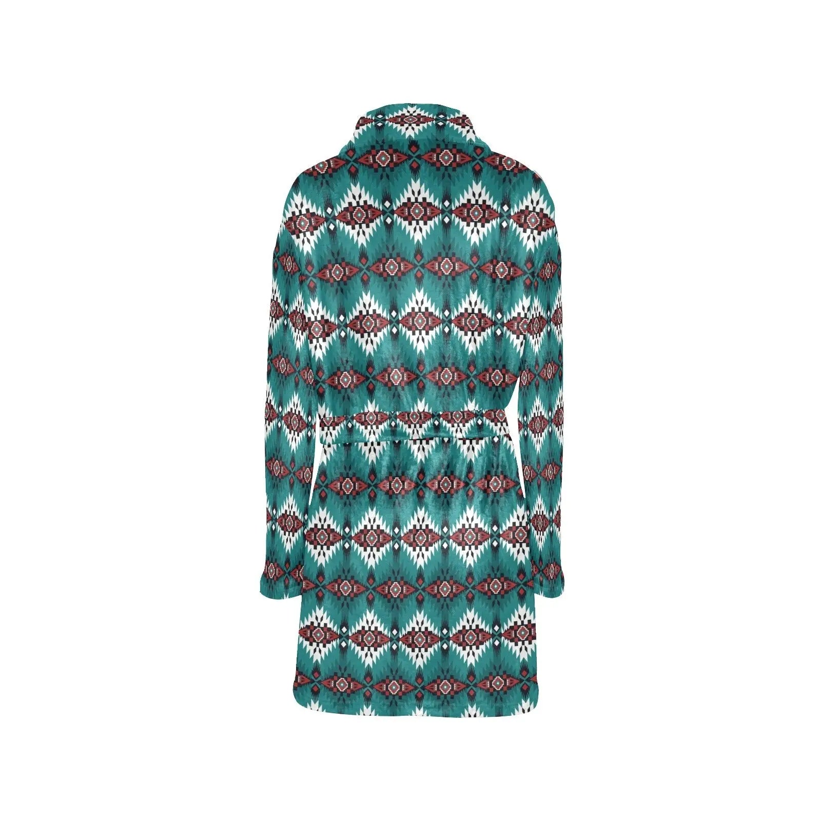 Teal Aztec Women's Western Bath Robe Baha Ranch Western Wear
