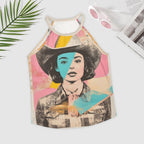 Baha Ranch Turquoise View Retro Pop Western Tank Top Baha Ranch Western Wear