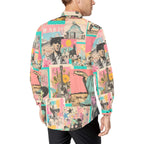 Baha Ranch Pop Western Collage Unisex Button Up Shirt Baha Ranch Western Wear