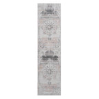 NAAR PAYAS Collection 2X8 Cream / Beige / Medallion Runner Rug
