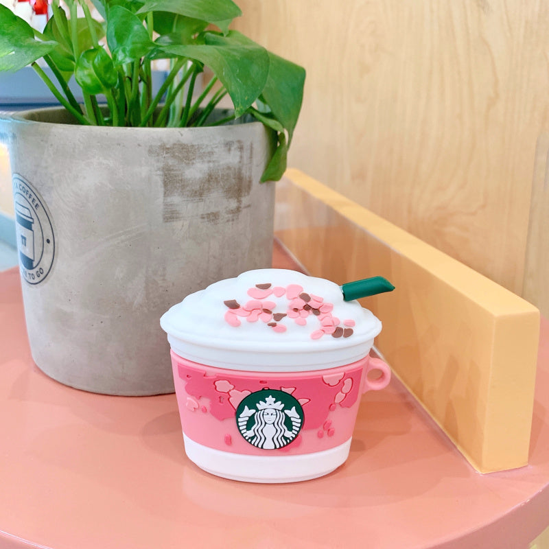 Cute Cup Earphone Set