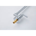 Wall Mount Folding Kitchen Pot Filler Faucet