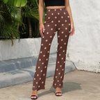 Baha Ranch Star Print Flare Pants Baha Ranch Western Wear