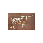 Longhorn Western Kitchen Floor Mat 32" x 20" Made in America Baha Ranch Western Wear