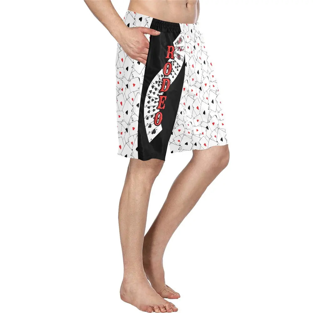 Rodeo Vegas Mens Western Swim Trunks Shorts Baha Ranch Western Wear
