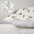 Baha Ranch Hereford Brands Velvety Soft Pillow Cover Made in America Baha Ranch Western Wear