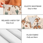Baha Ranch Hang on Cowboy Women's Pajama Set Made in America Baha Ranch Western Wear