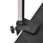 Professional Dog Grooming Table Large Adjustable Heavy Duty Portable with Arm and Noose Mesh Tray in Black Stainless Steel