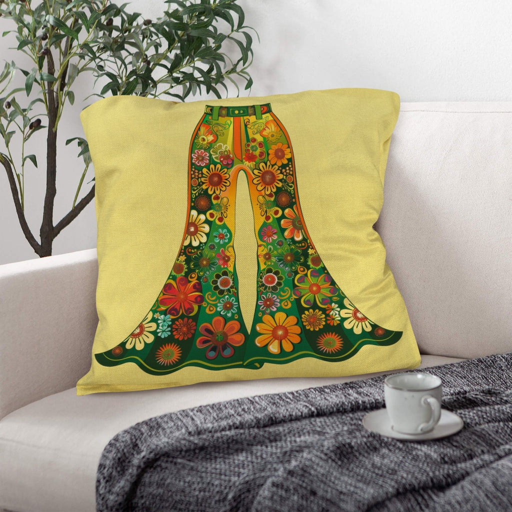 Floral Bell Bottoms Pillow Case Made in America Baha Ranch Western Wear