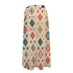 Baha Ranch Cream Aztec Beach Swim Coverup Skirt Baha Ranch Western Wear