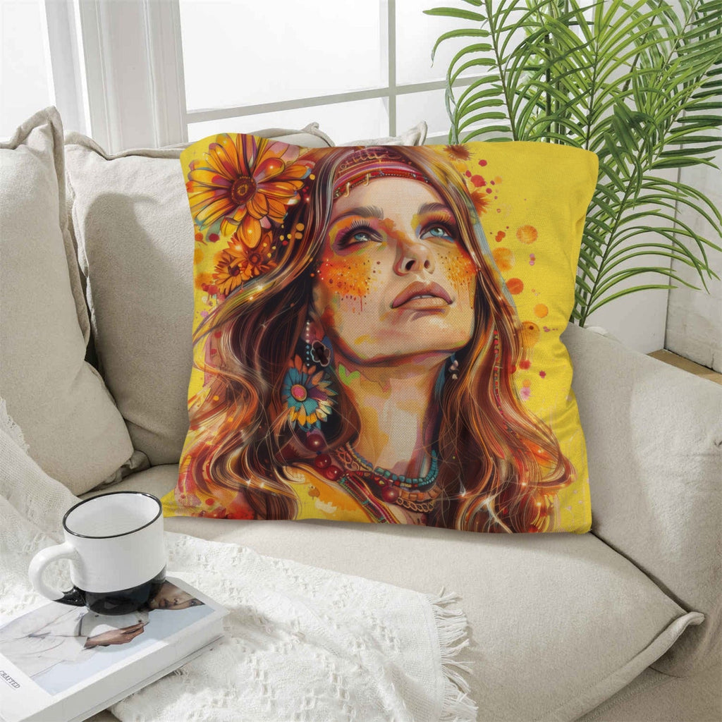 Retro Girl Pillow Case Made in America Baha Ranch Western Wear