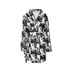Baha Ranch Black White Cowboy Bath Robe Baha Ranch Western Wear