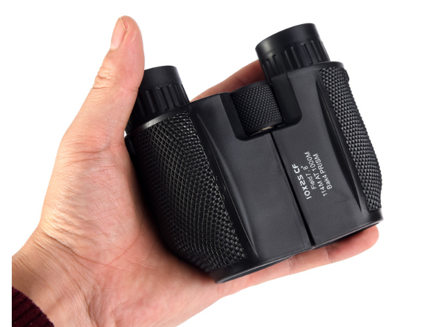 Outdoor binoculars 10x25 small Paul High-definition mini portable low-light night vision pockets glasses