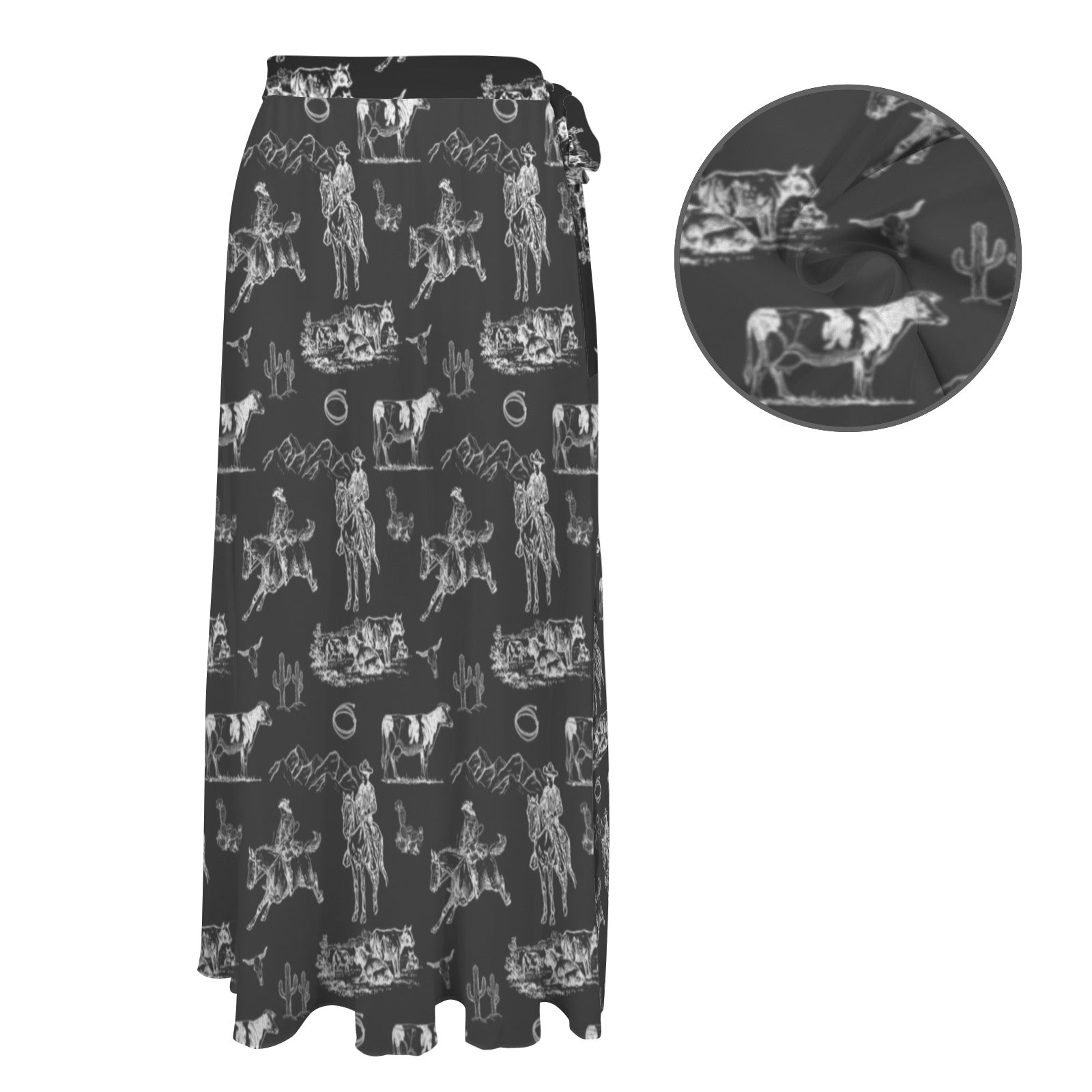 Baha Ranch Ranch Life Beach Swim Skirt Cover Up Baha Ranch Western Wear