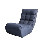 Single sofa reclining chair Japanese chair lazy sofa tatami balcony reclining chair leisure sofa adjustable chair,Navy