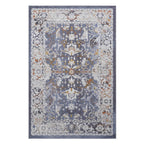NAAR PAYAS Collection 2X3 Blue / Traditional Doormat Rug