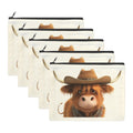 Cowboy Highland Cosmetic Bag Pack of 5 Made in America Baha Ranch Western Wear