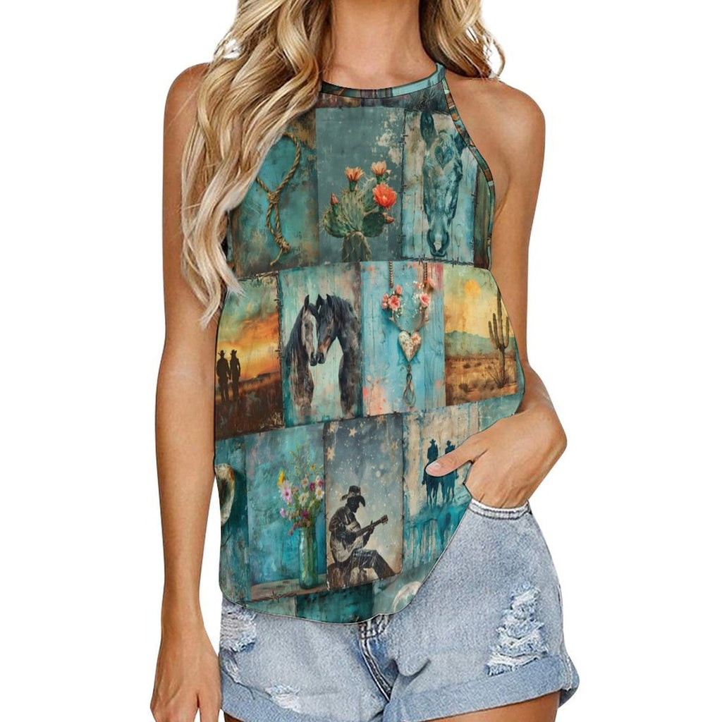 Baha Ranch Turquoise Dreams Tank Top Baha Ranch Western Wear