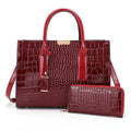 New Women's Wallet Large Capacity Handbag 2 Piece Set