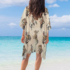 Baha Ranch Vintage Cowgirl Duster Kimono Coverup Baha Ranch Western Wear