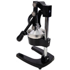 Cast Iron Citrus Juicer , Extra-Large Commercial Grade Manual Hand Press , Heavy Duty Countertop Squeezer for Fresh Orange Juice ,Black Color